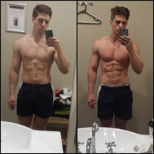 Nick Cheadle Fitness - Current situation. Relaxed vs flexed taken